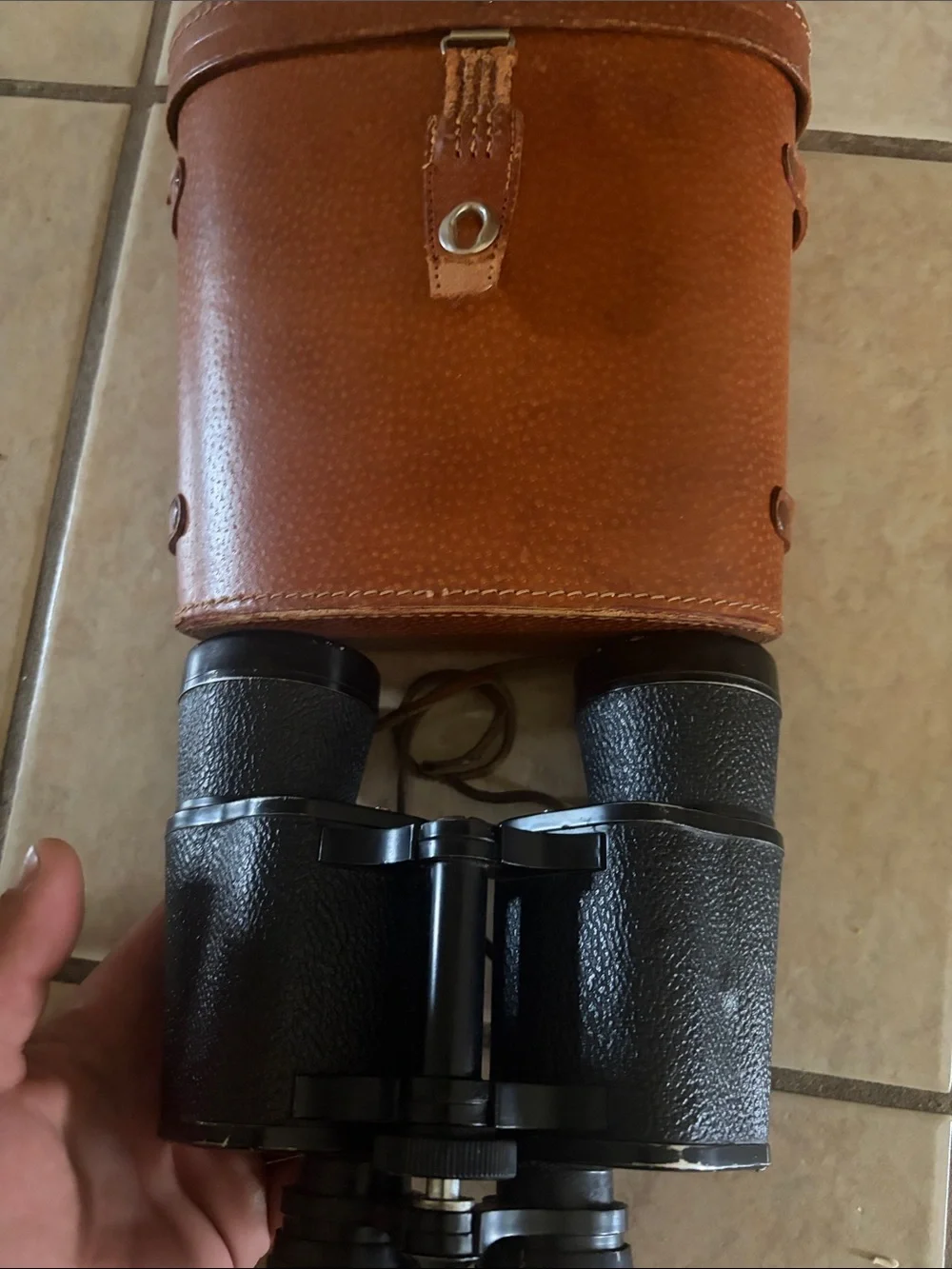 7x50 Black Compact Binoculars - Lightweight Field Optics